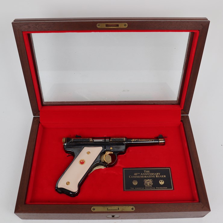 #42 • #1211 • The American Historical Society 40th Anniversary Commemorative Ruger MK II Semi-Autom...