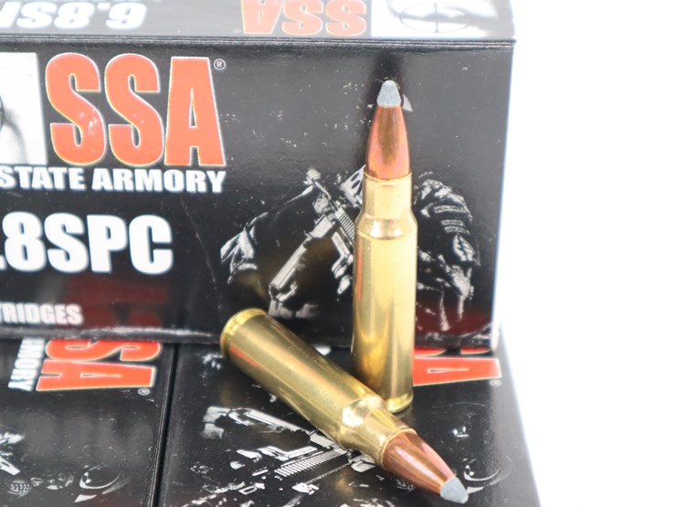 #85-•-#4142-•-(100rds)-silver-state-armory-6.8-spc-soft-point-ammunition-image-2