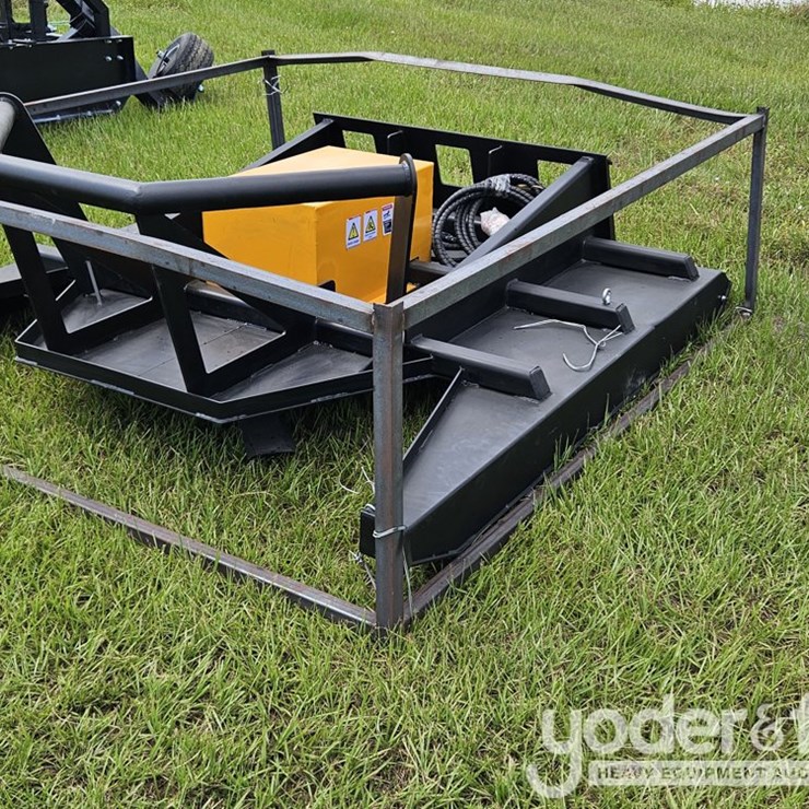 72" 3 Blade Brush Cutter to suit Skidsteer