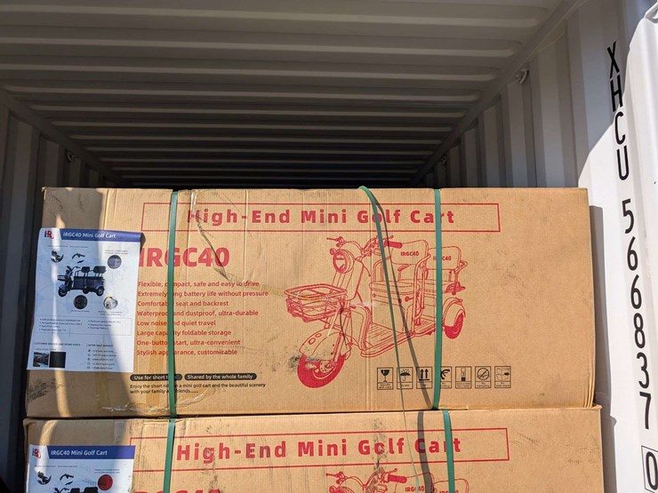 (1)-sd-launch-irgc40-mini-golf-cart---red---un-assembled-unit-image-3