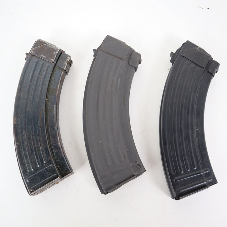 #25 • #4022 • (3) AK47 Steel 30rd Magazines