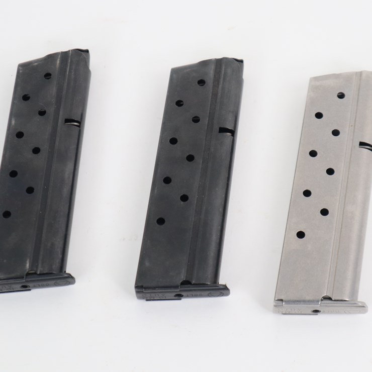 #57 • #4053 • (3) Colt 10mm Government / Commander Steel 8rd Magazines