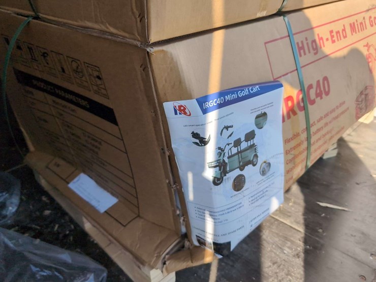 (1)-sd-launch-irgc40-mini-golf-cart---gray---un-assembled-unit-image-6