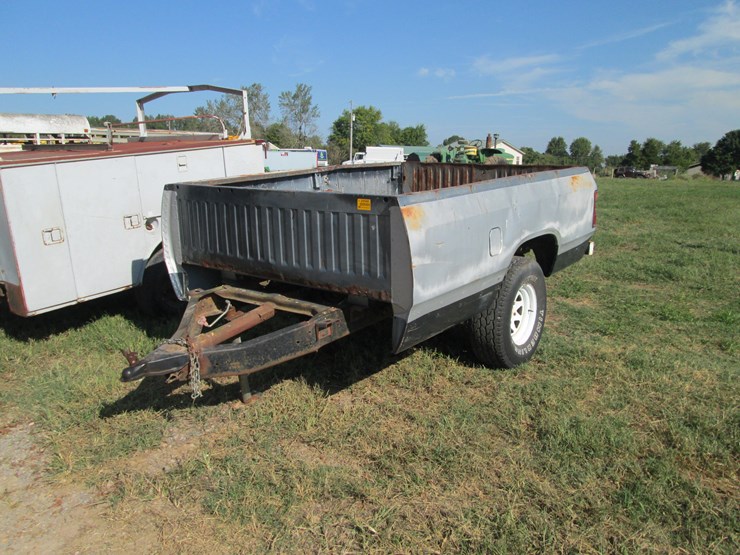 #29548-•-homemade-8'-s/a-steel-truck-bed-trailer-image-1