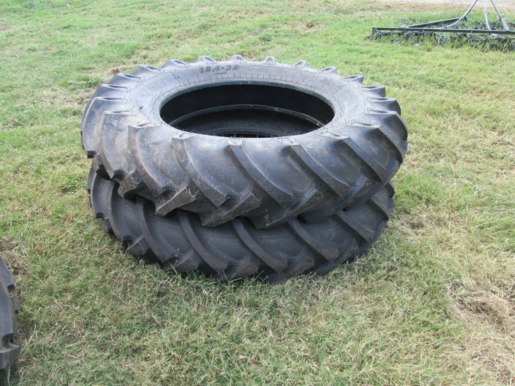 #29236-•-lot-of-(2)-unused-carlisle-18.4-38-tractor-tires-image-1