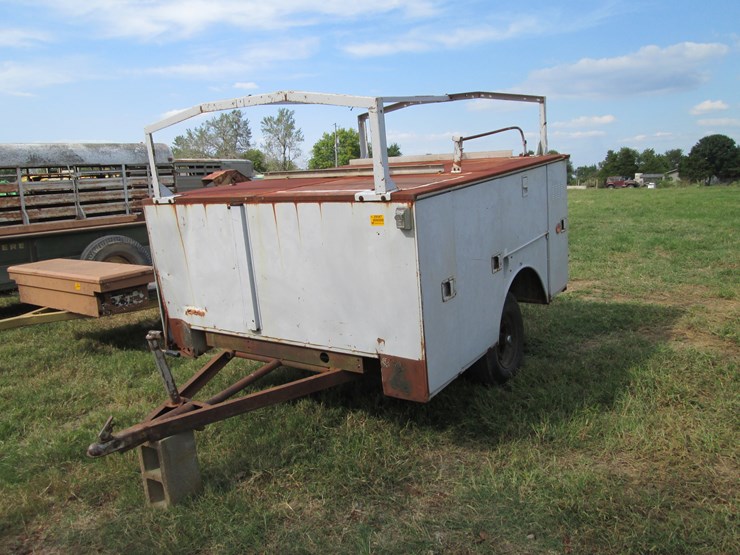 #29547-•-homemade-91"-s/a-steel-utility-bed-trailer-image-1
