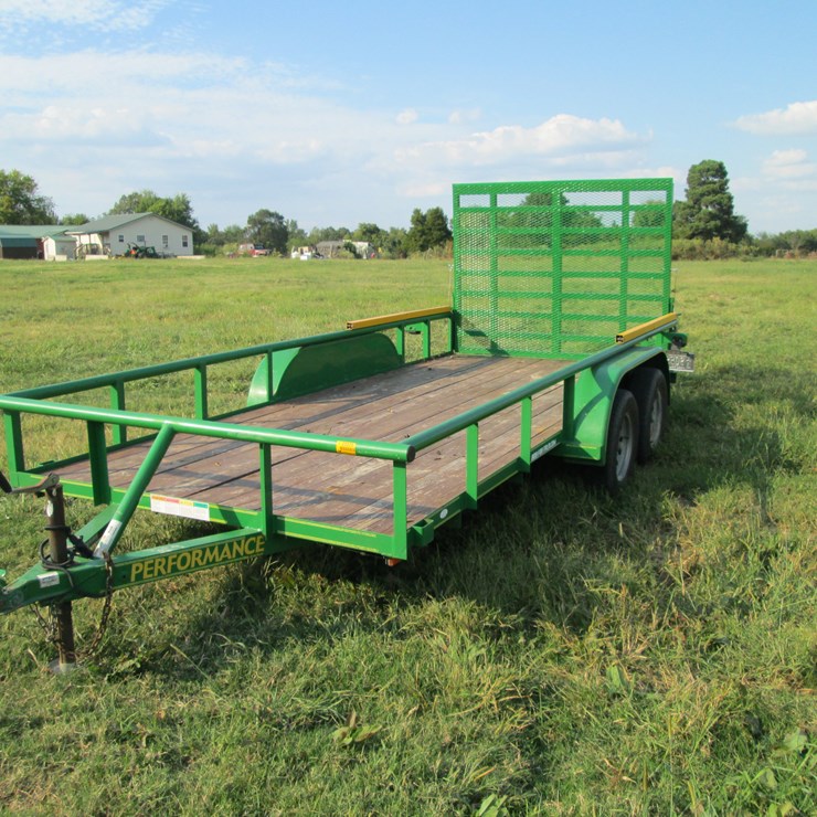 #29226 • 2009 Parker Performance 16' T/A Steel Utility Trailer 13ZLP162491004710