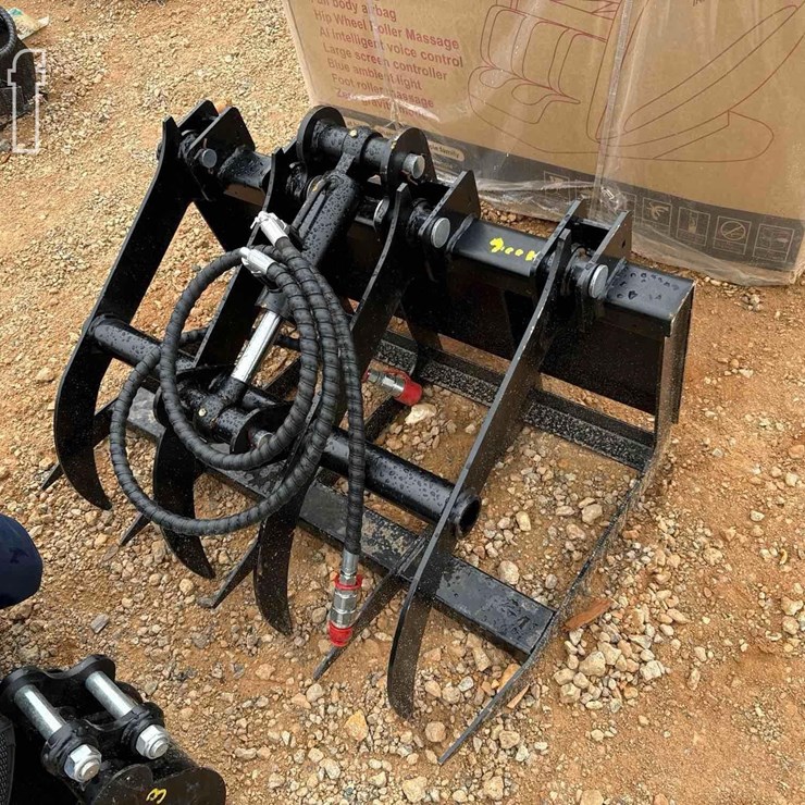 IRANCH MINI SKID STEER ROOT GRAPPLE BUCKET ATTACHM