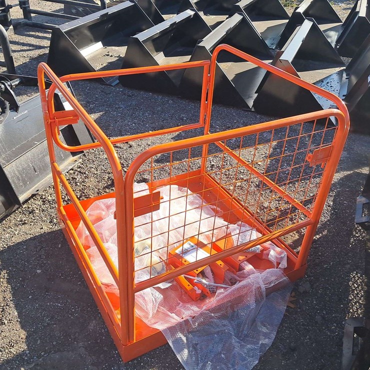 Pallet Fork Mount Safety Basket