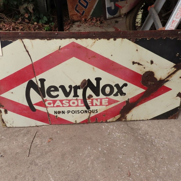 Nevr-Nox Porcelain Sign