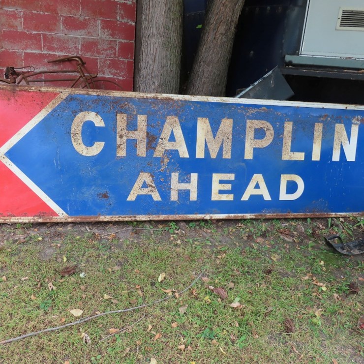 Champlin Ahead Sign