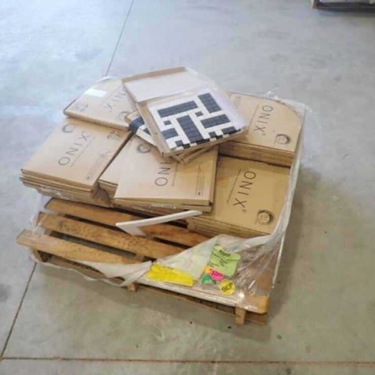 Qty Of (61) Boxes Of Onix Glass 12 In. x 12 In.