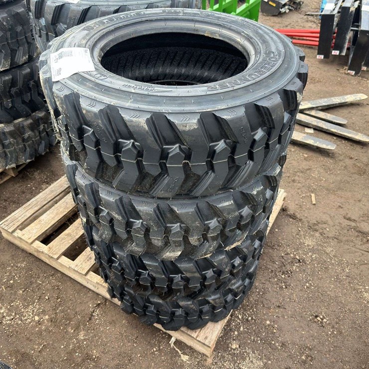 (4) 10-16.5 SKS1 Skid loader Tires