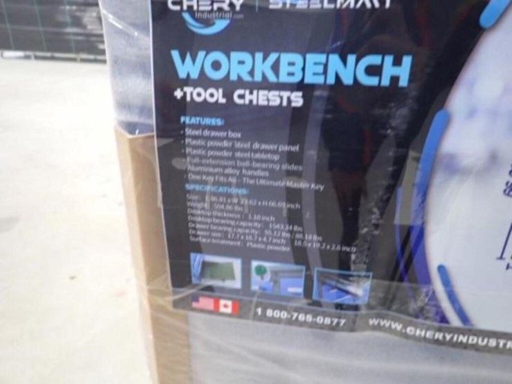 unused-steelman-7-ft-garage-cabinet-work-bench-image-5