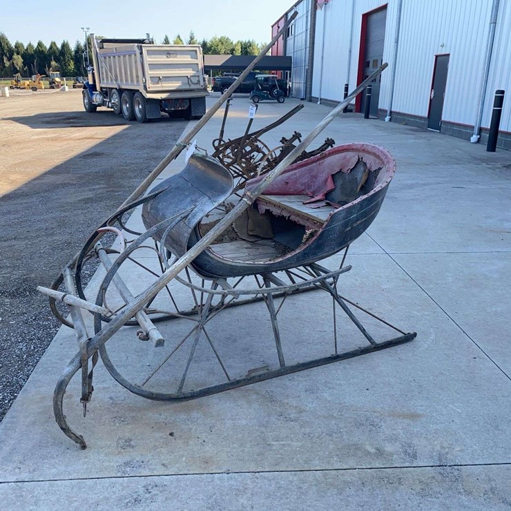 Wooden Horse Drawn Sleigh