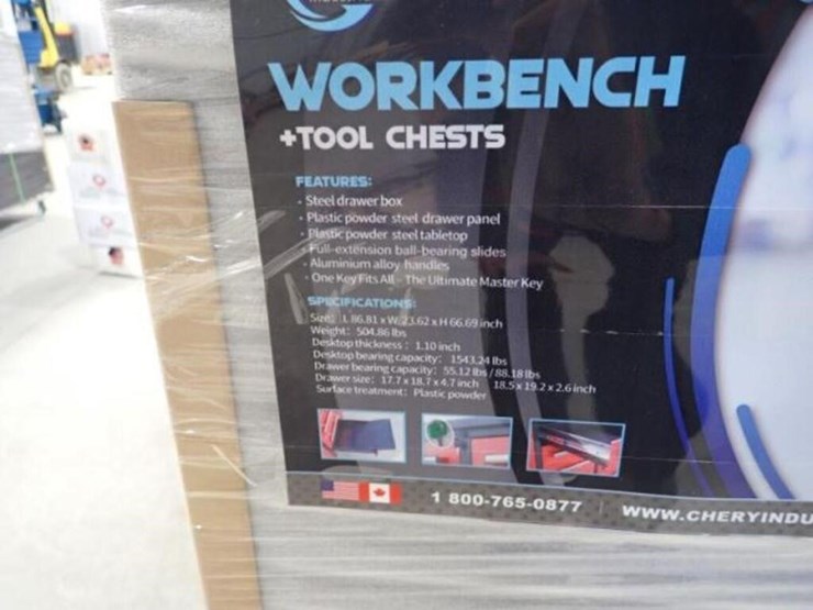 unused-steelman-7-ft-garage-cabinet-work-bench-image-5
