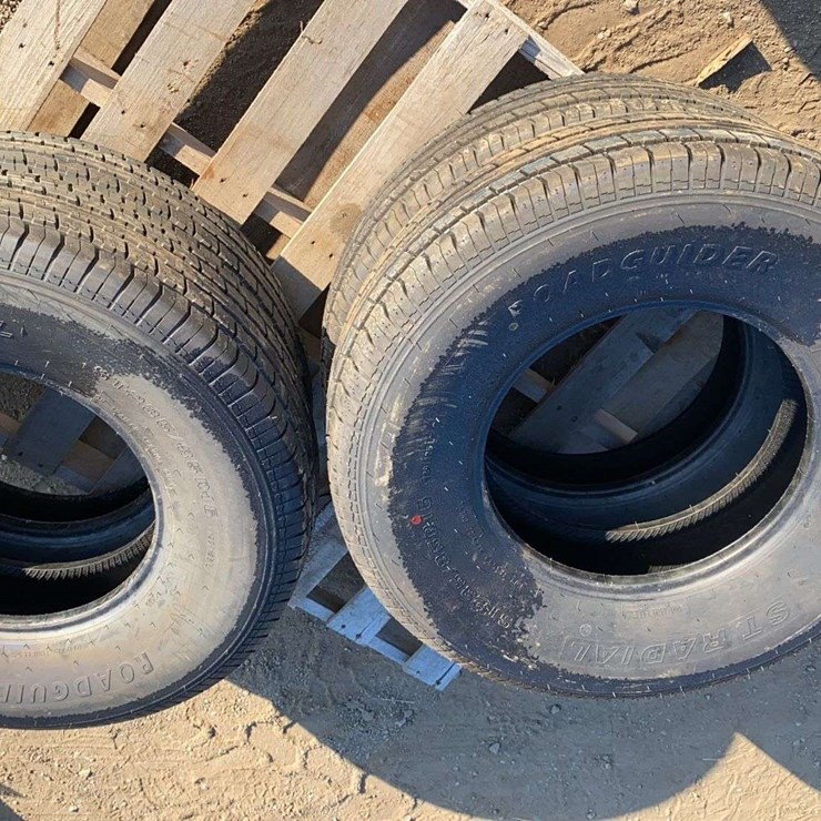 (4) ST235/85R16 Radial Trailer Tires