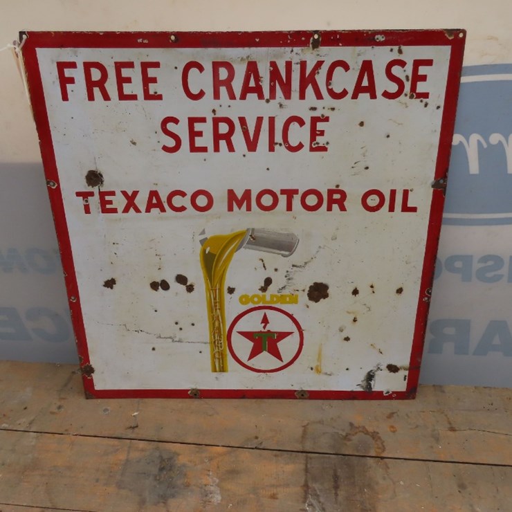 Texaco Porcelain Sign