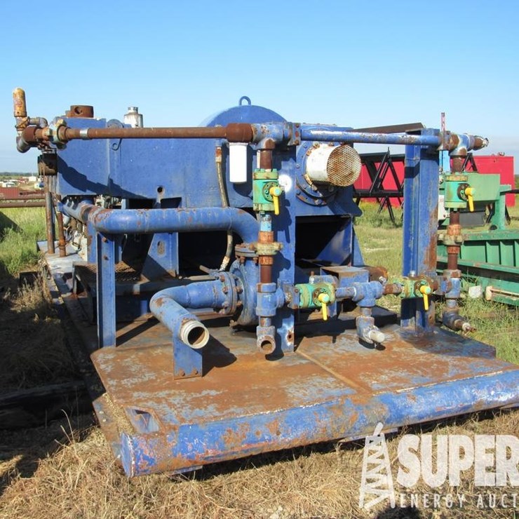 (1-15) NATIONAL JWS-400 Triplex Mud Pump w/ Forged