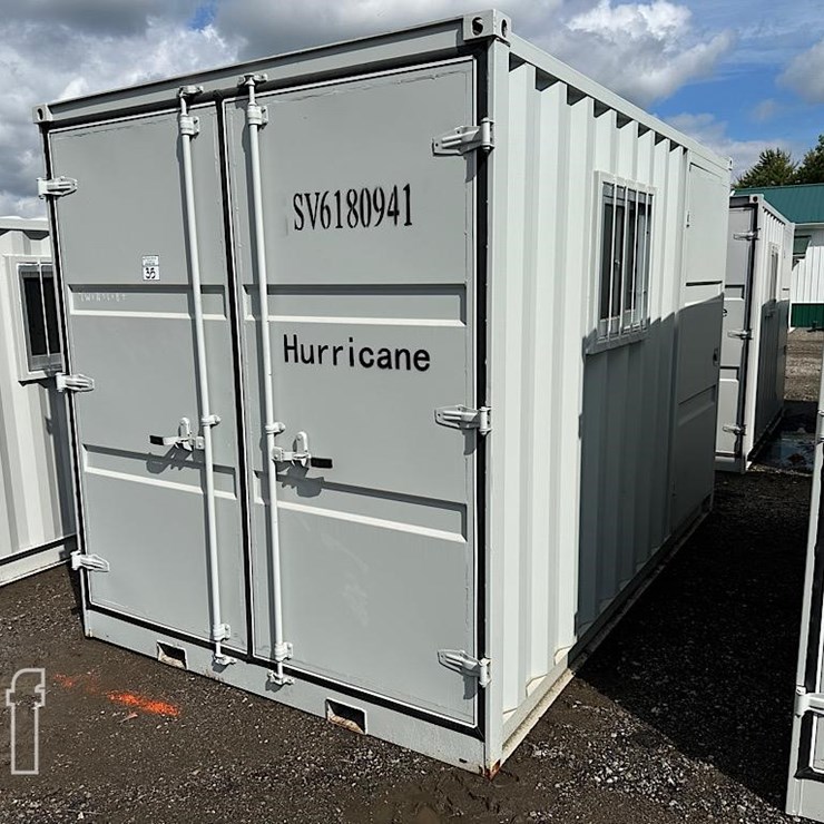HURRICANE 7'X11'9"X8' SHIPPING CONTAINER