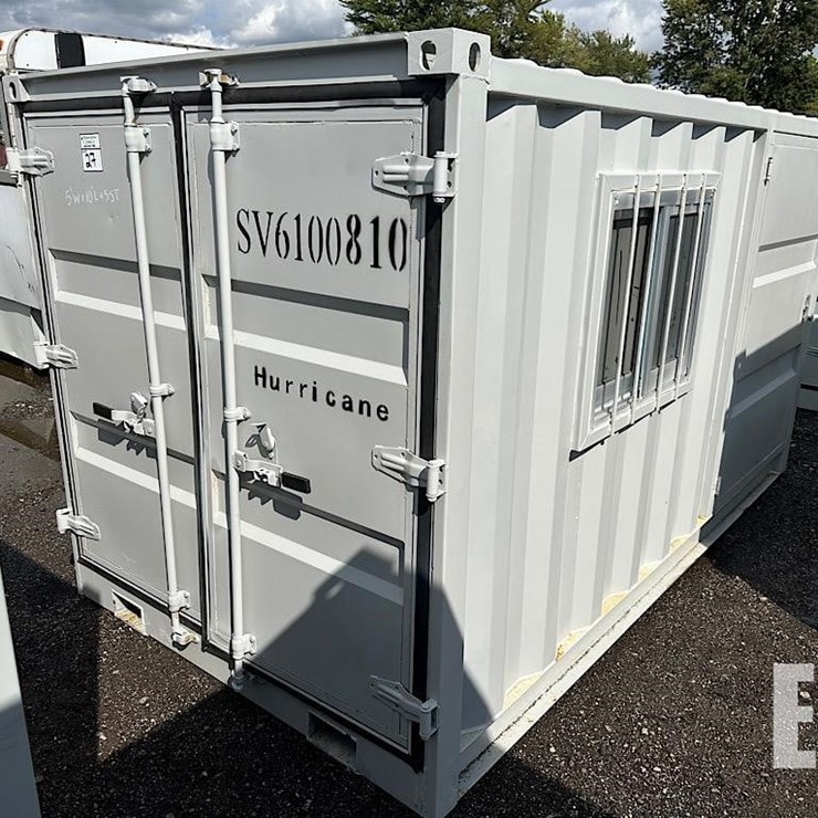 HURRICANE 5'X10'X5.5' SHIPPING CONTAINER