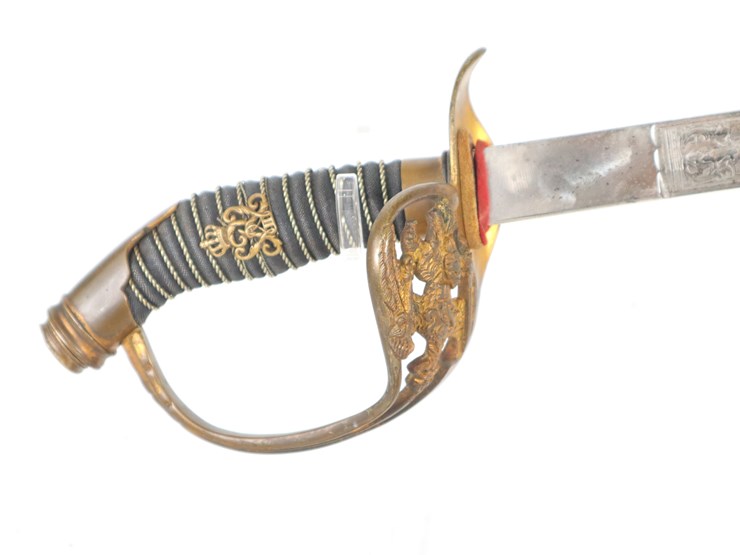 #56-•-#4340-•-wwi-german-officer's-sword-with-z-crest-maker-image-2