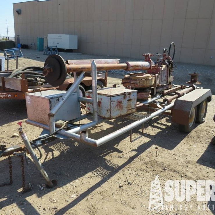 (x) (5-103) 1991 Shopbuilt T/A Casing Tong Trailer