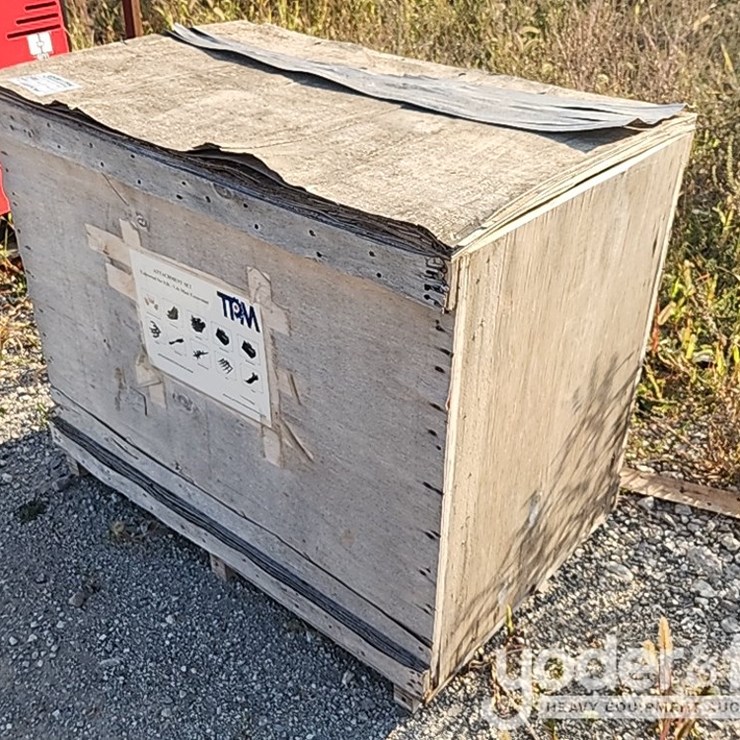 Unused 2025 TPM Qty 10 Attachments to suit Mini Excavator, 5 Pcs Bucket Teeth With Bolts And Nuts, 8” Bucket, 24” Bucket, 32” Bucket, Ripper, Rake, Quick Hitch, 8”, 12” Auger Rod, Grabber In Wooden Box, 1” Pin Hole