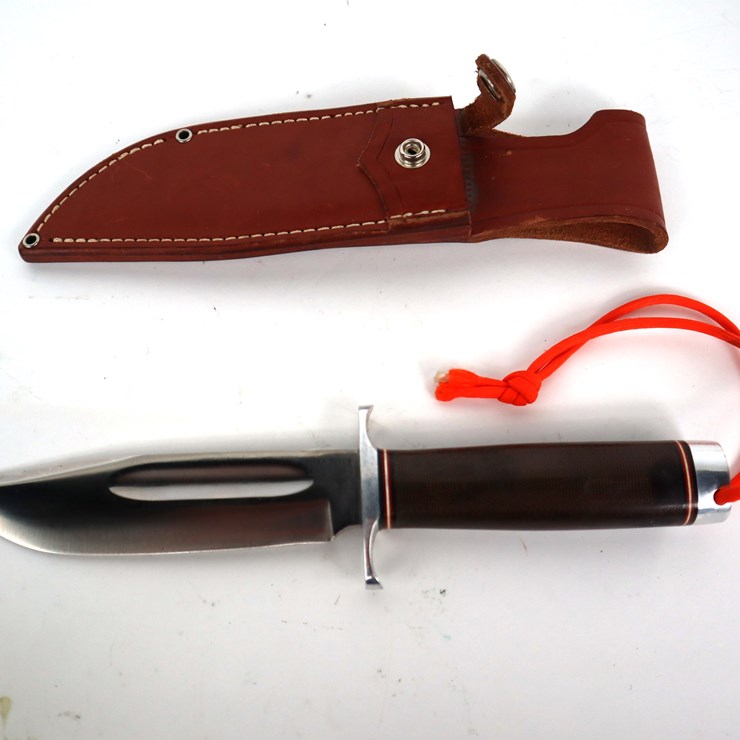 #33 • #4246 • Bark River Knife and Tool Boone II Fixed Knife with Sheath