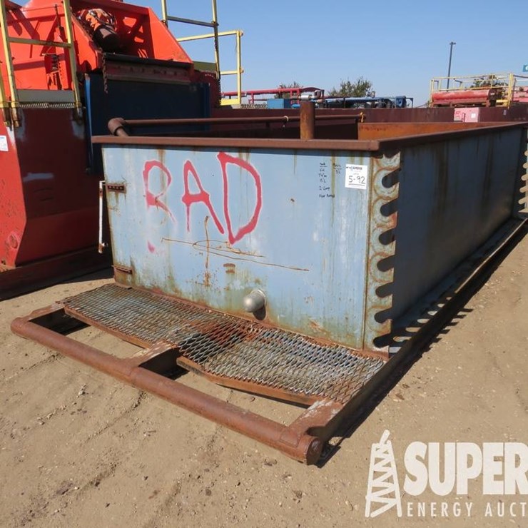 (5-92) 4'H x 7'4"W x 15'L 2-Compartment Trip Tank