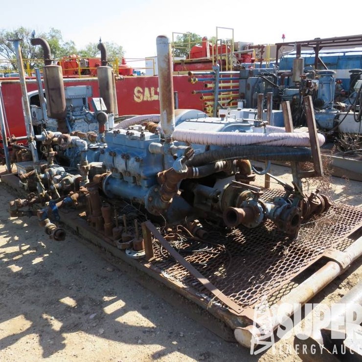 (5-81) SMC T-165-5 Triplex Mud Pump w/ Forged Stee