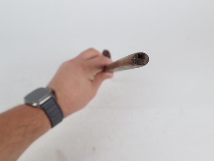 #40-•-#4303-•-15"-modern-clay-trade-pipe-relic-by-george-labonte-image-4