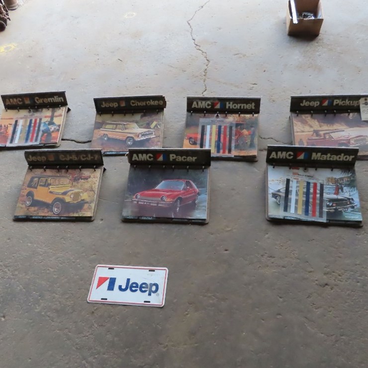 AMC Jeep Dealership Display Books 1976