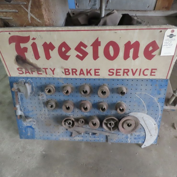 Firestone Brake Grinders and Barrett True-Arc Brake Show Grinder Machine