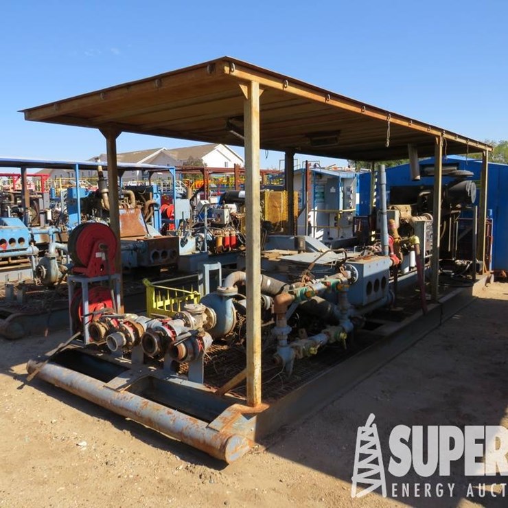 (5-73) NOV JWS-340 Triplex Mud Pump, S/N-70752, w/
