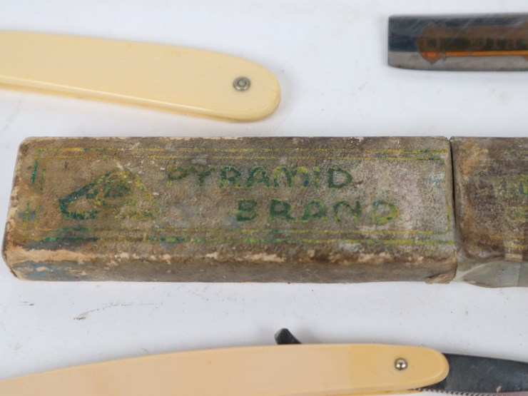 #28-•-#4257-•-(3)-antique-straight-razors-including-heinr-boker-&-co,-crown-&-sword,-and-geneva-cutlery-image-2