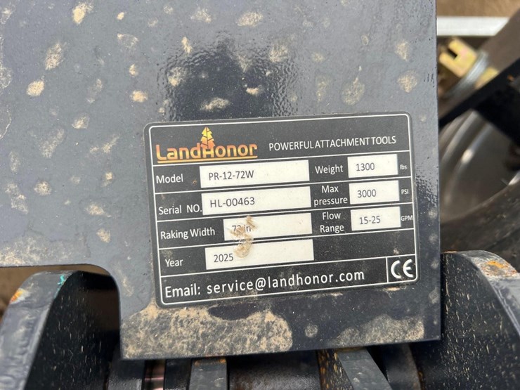 unused-landhonor-pr-12-72w-72"-harley-power-rake-image-10