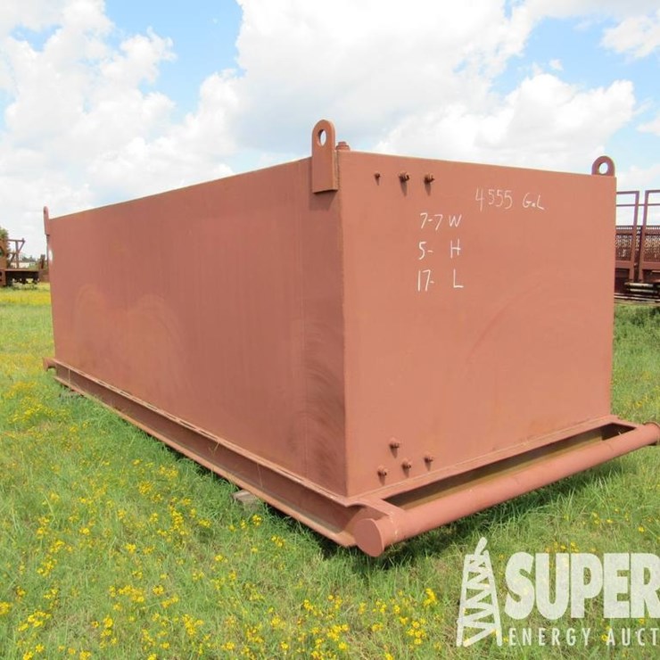 (1-23) 5'H x 7'3"W x 17'L 4500-Gal Enclosed Tank,