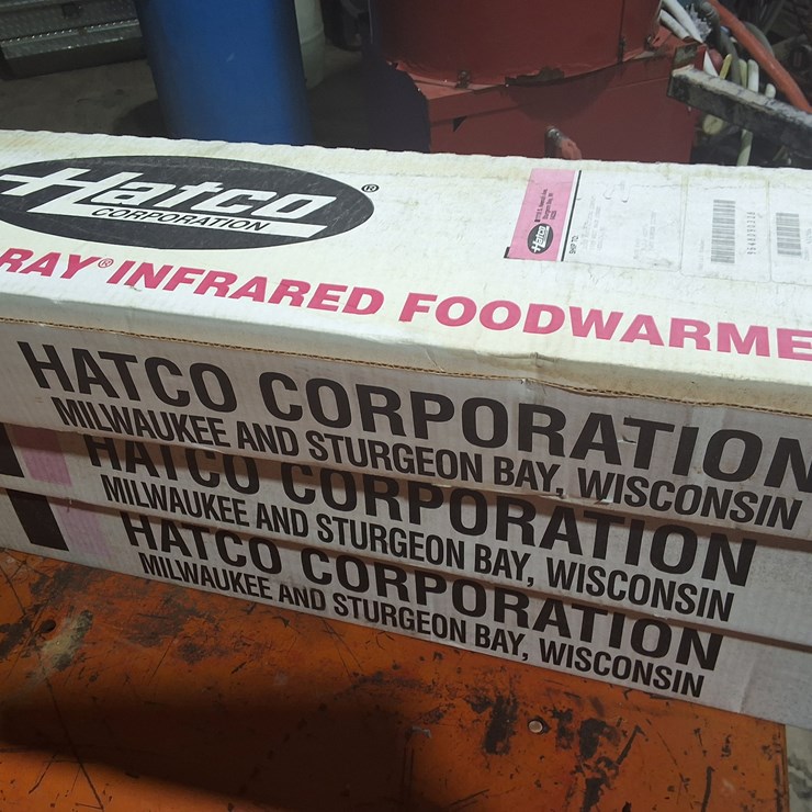 #521 • LOT OF 3 GLO RAY INFRARED FOOD WARMERS