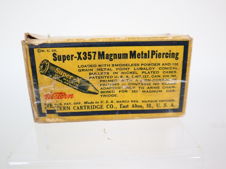 #41-•-#4014-•-(50rds)-vintage-1953-western-super-x-357-magnum-metal-piercing-ammo-image-4