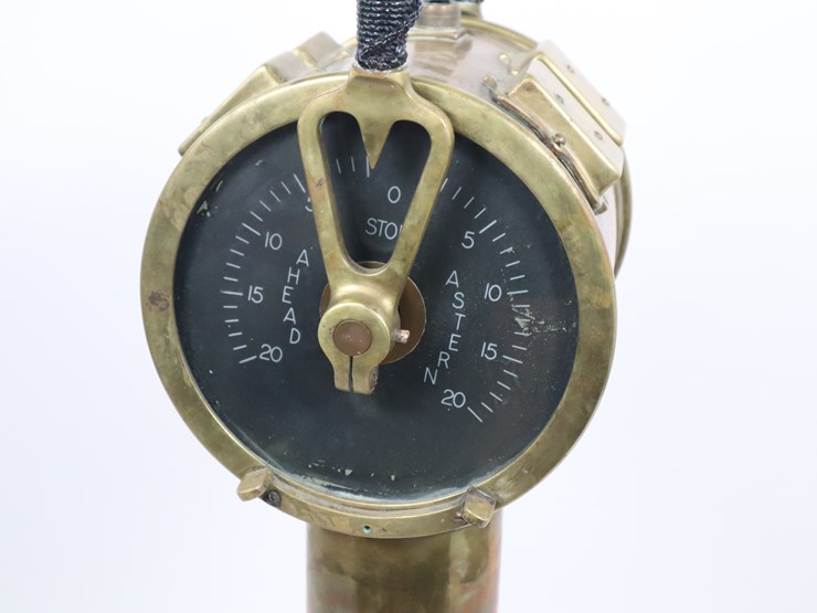 #16-•-#4335-•-vintage-10"-brass-ship's-telegraph-image-2