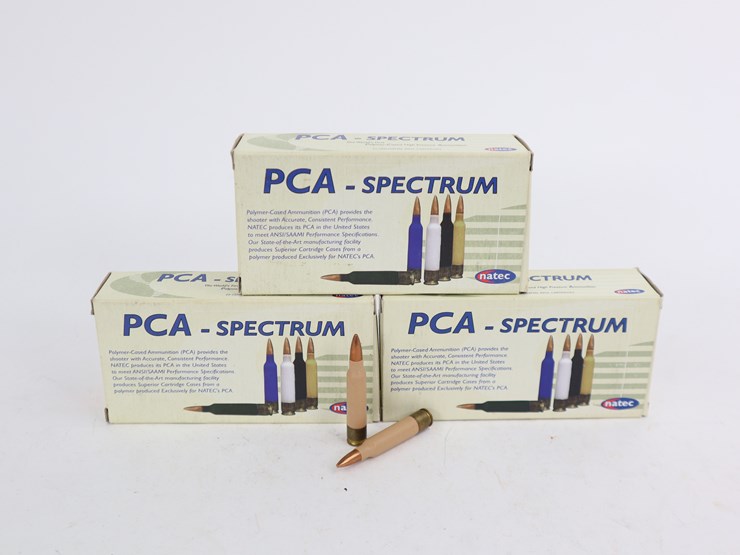 #96-•-#4102-•-(60rds)-pca-spectrum-223-rem-polymer-cased-ammunition-image-1