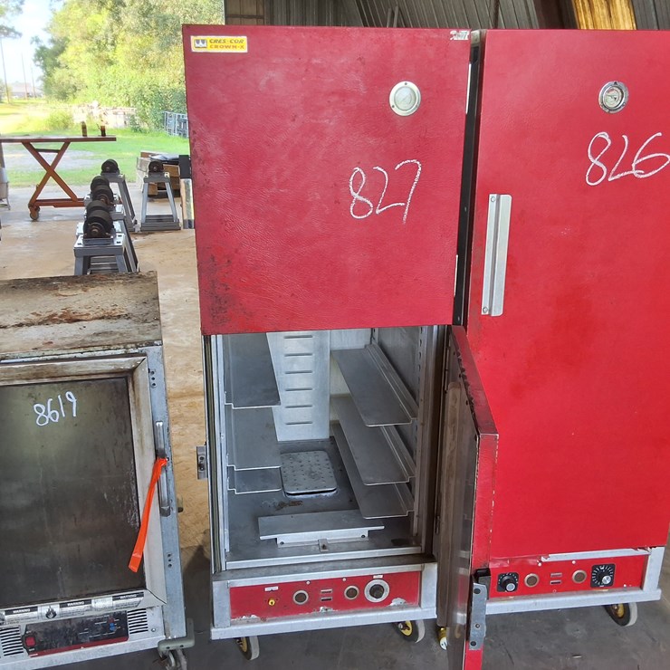 #506 • LOT OF 3 WARMER BOXES ON CASTERS