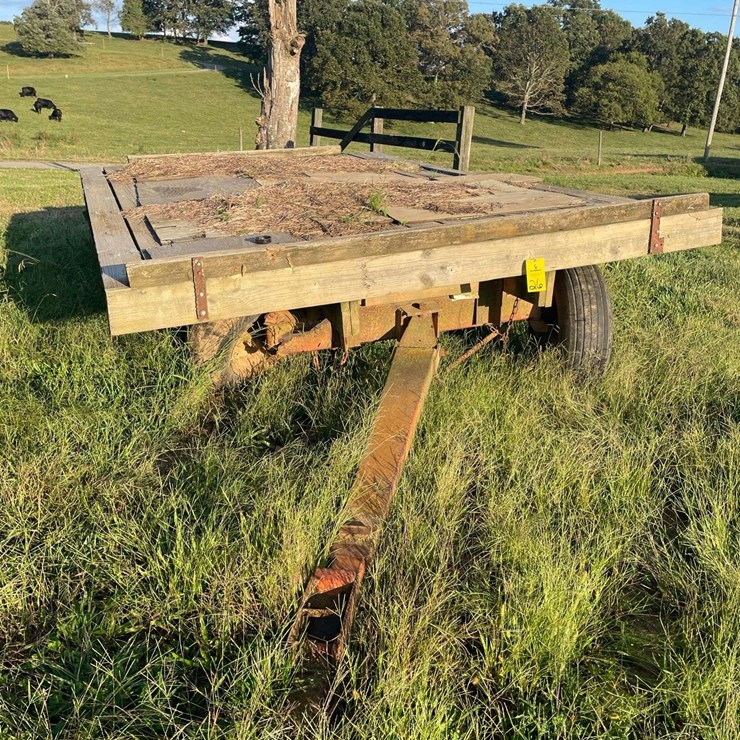 TANDEM AXLE HAY WAGON-AS IS