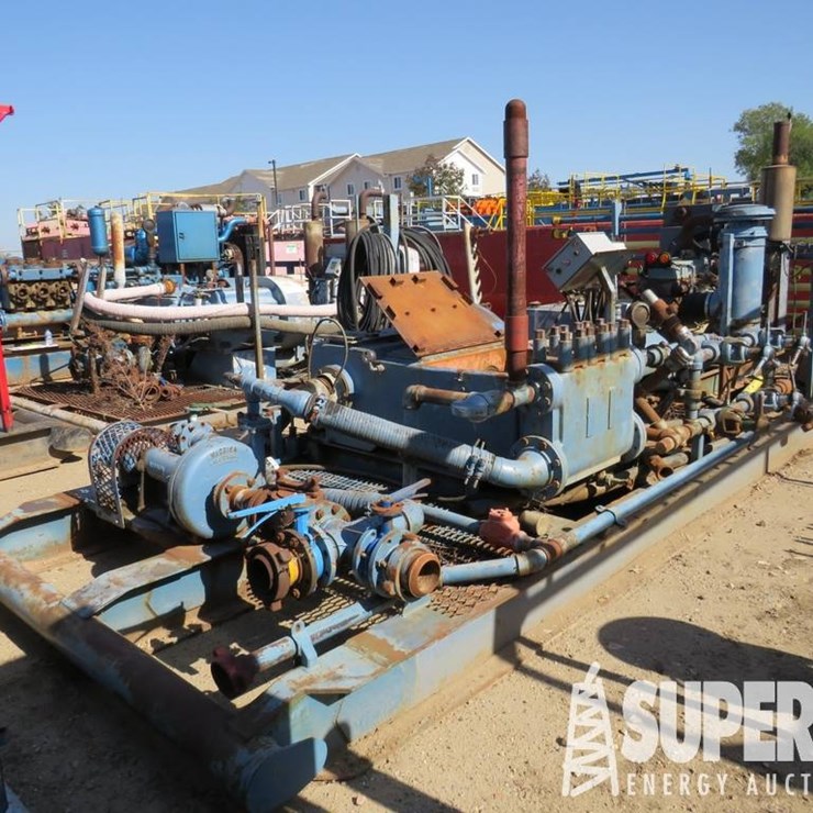 (5-78) NOV JWS-340 Triplex Mud Pump w/ Forged Stee