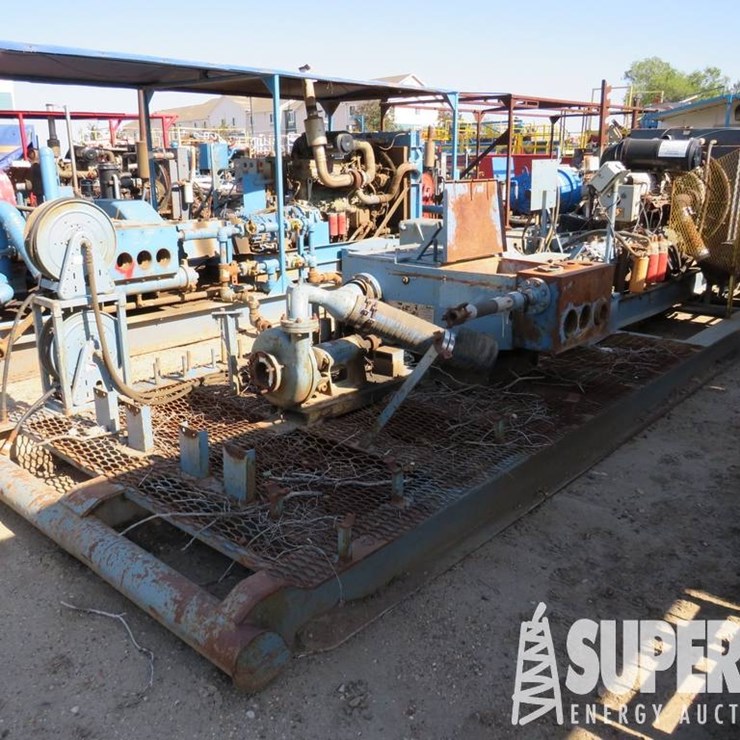 (5-74) NOV JWS-340 Triplex Mud Pump, S/N-64532, w/