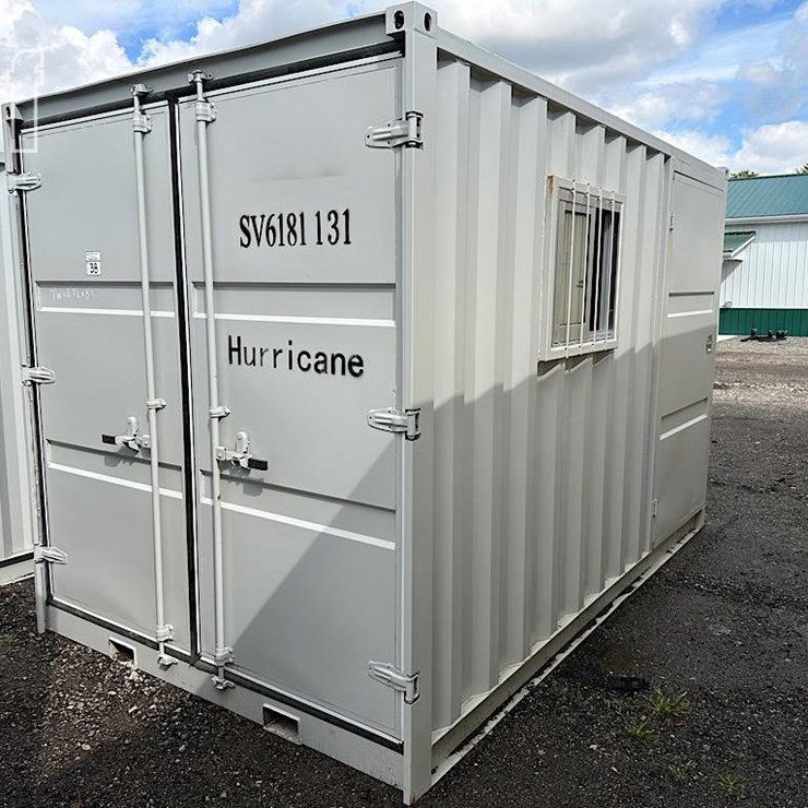 HURRICANE 7'X11'9"X8' SHIPPING CONTAINER