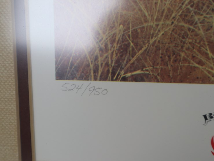 #104-•-#4236-•-framed-ruger-"the-survivors"-signed-lithograph-by-larry-wolfe-524/950-image-3