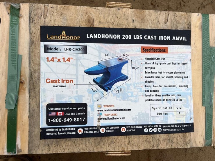 unused-landhonor-lhr-cia200---200#-cast-iron-anvil-image-2