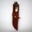 #34-•-#4247-•-bobby-tison-redbone-forge-custom-hunting-knife-with-leather-sheath-image-2